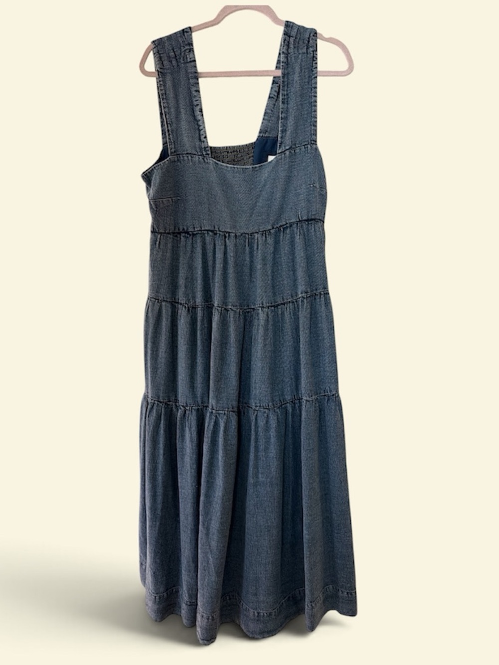 By Anthropologie Peasant Denim Dress